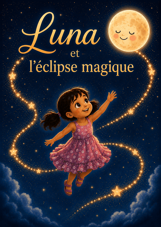 Luna et l'éclipse magique — album illustré pour enfants dès 3 ans